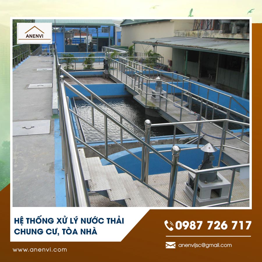 Hệ thống xử lý nước thải chung cư tòa nhà