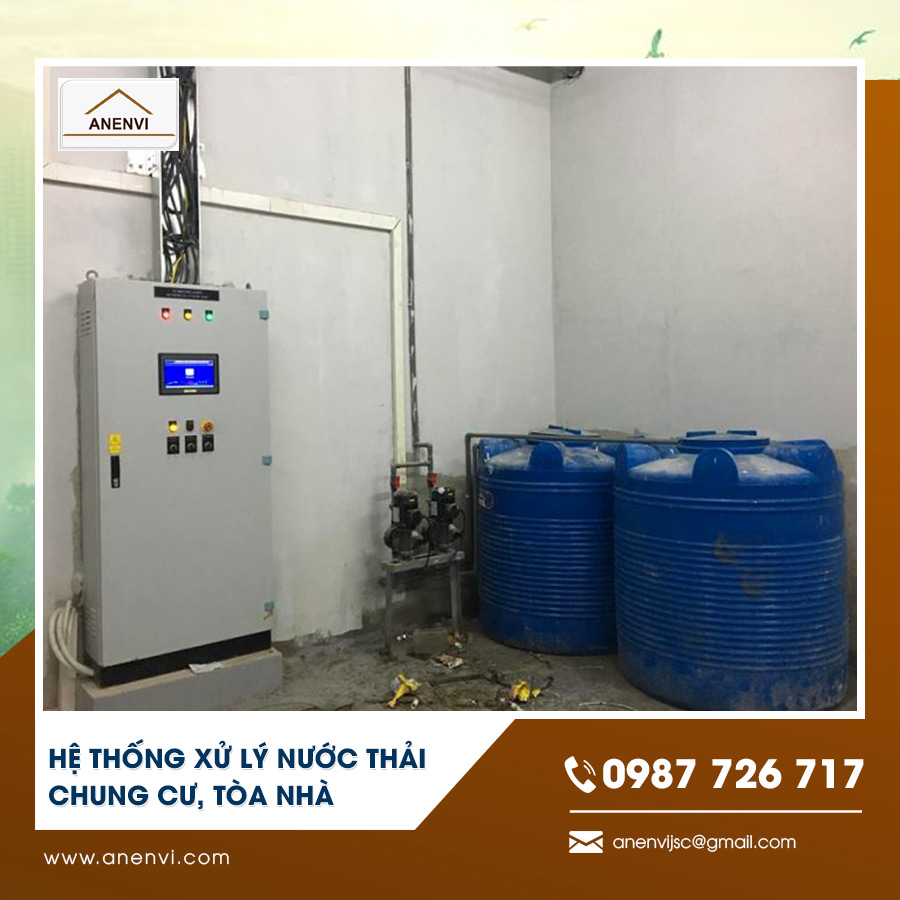 Hệ thống xử lý nước thải chung cư tòa nhà