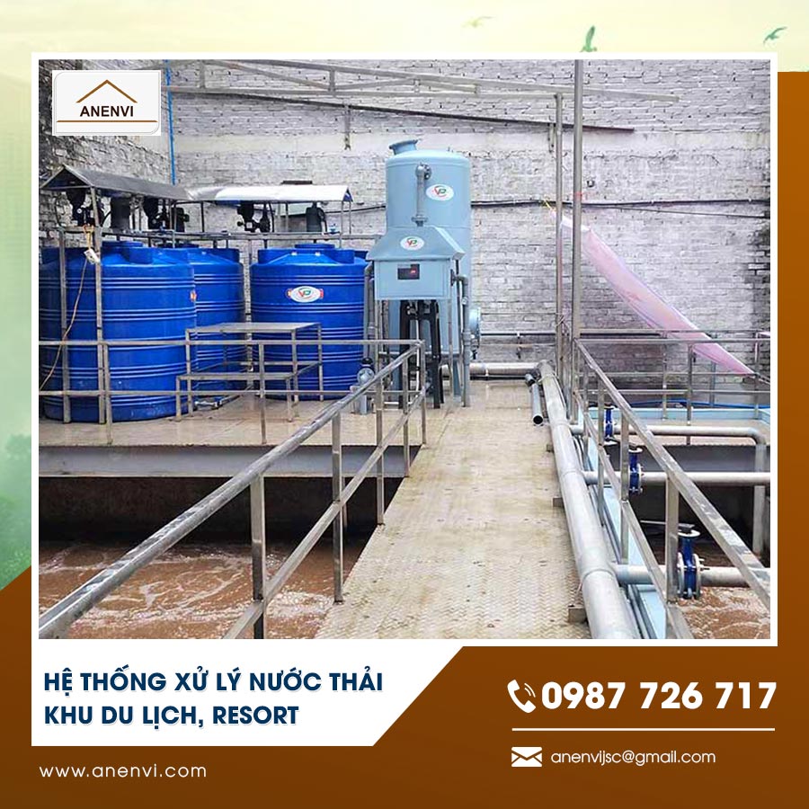 hệ thống xử lý nước thải khu resort